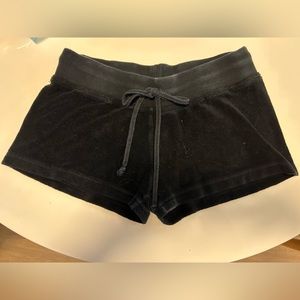 Hard Tail Black Terry Shorts, Size Large